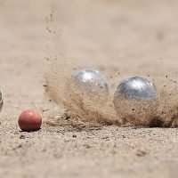 Petanque and local life incentive in Porquerolles